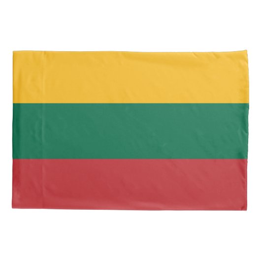 Housse D'oreillers Drapeau lituanien (Dos)