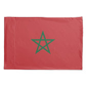 Housse D'oreillers Drapeau Maroc (Dos)
