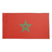 Housse D'oreillers drapeau marocain (Dos)