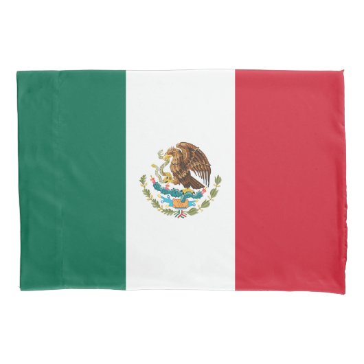 Housse D'oreillers Drapeau mexicain (devant)