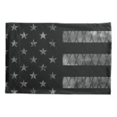 Housse D'oreillers Drapeau minuscule de pompier Red Line (Dos)