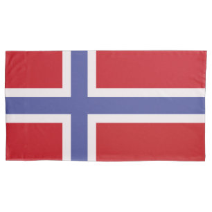 Housse D'oreillers Drapeau norvégien