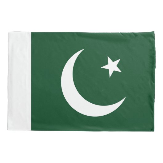 Housse D'oreillers Drapeau Patriotique simple oreiller du Pakistan (Dos)