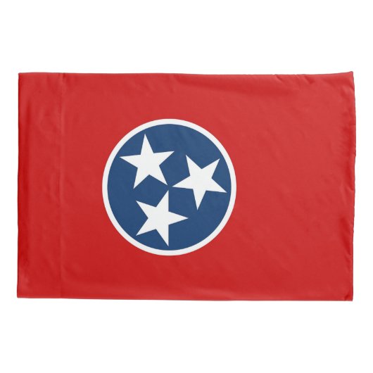 Housse D'oreillers Drapeau Patriotique simple oreiller du Tennessee (Dos)
