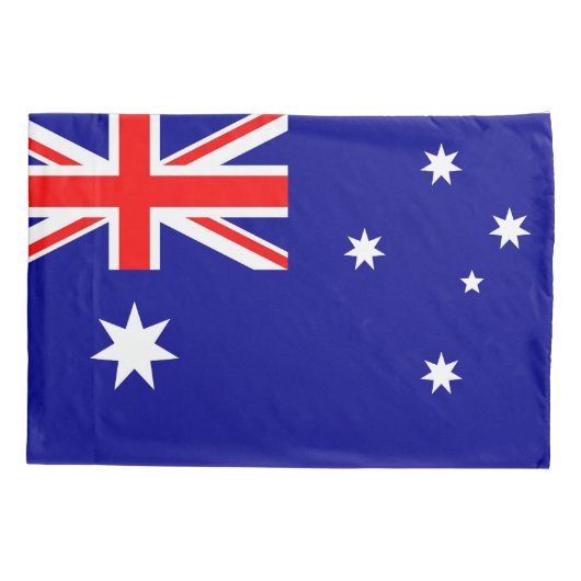 Housse D'oreillers Drapeau Patriotique Simple Pillowcase Australie (Dos)