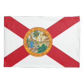 Housse D'oreillers Drapeau Patriotique Simple Pillowcase de Floride (Dos)