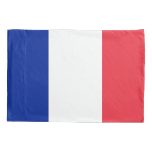 Housse D'oreillers Drapeau Patriotique Simple Pillowcase de France