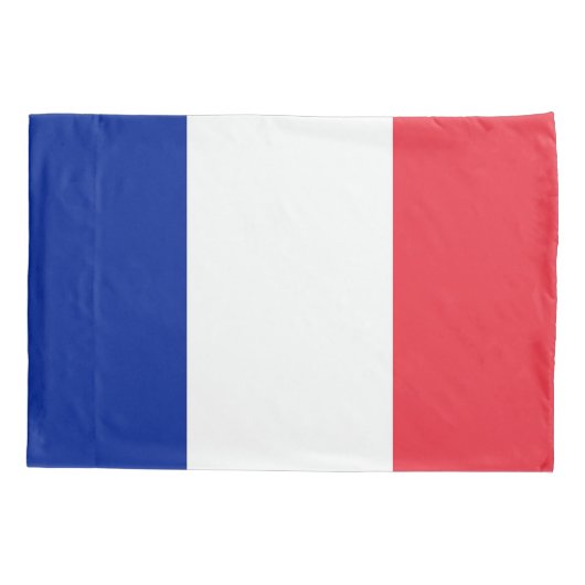 Housse D'oreillers Drapeau Patriotique Simple Pillowcase de France (Dos)