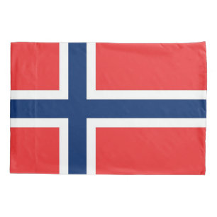 Housse D'oreillers Drapeau Patriotique Simple Pillowcase de Norvège