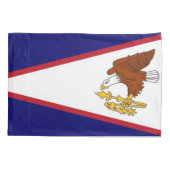 Housse D'oreillers Drapeau Patriotique simple Pillowcase des Samoa am (Dos)