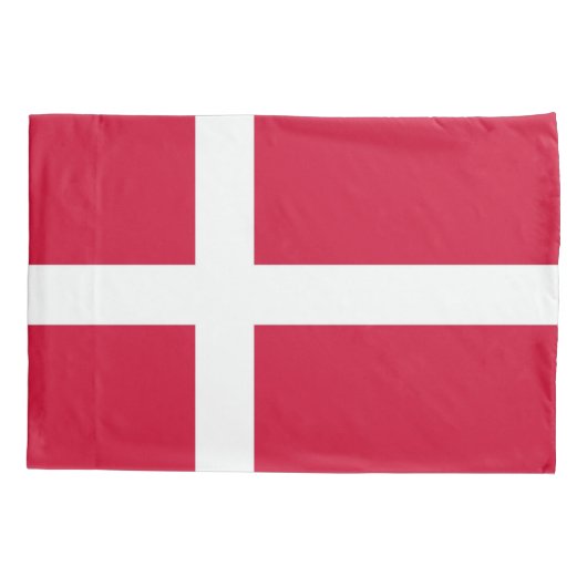 Housse D'oreillers Drapeau Patriotique Simple Pillowcase du Danemark (Dos)