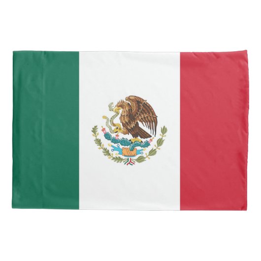 Housse D'oreillers Drapeau Patriotique Simple Pillowcase du Mexique (Dos)