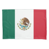 Housse D'oreillers Drapeau Patriotique Simple Pillowcase du Mexique (devant)