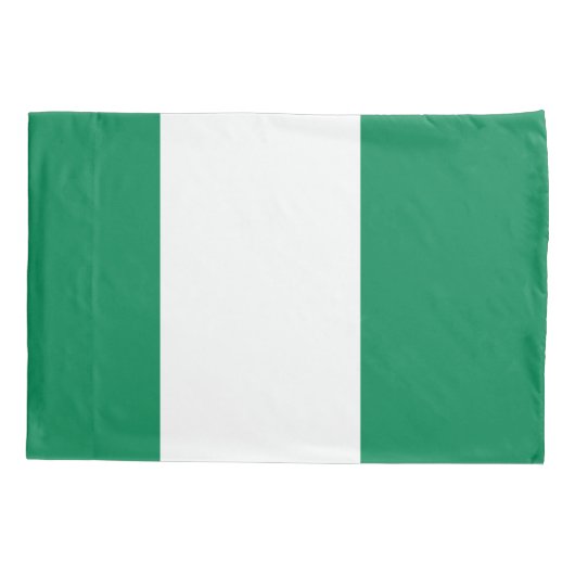Housse D'oreillers Drapeau Patriotique Simple Pillowcase du Nigeria (Dos)