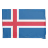 Housse D'oreillers Drapeau Patriotique simple Pillowcase Islande (devant)