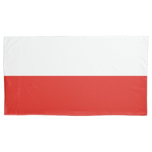 Housse D'oreillers Drapeau polonais (devant)