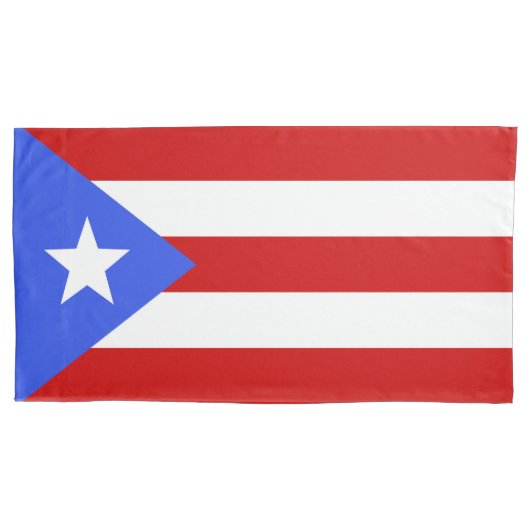 Housse D'oreillers Drapeau Porto Rico (devant)