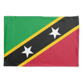 Housse D'oreillers Drapeau Saint-Kitts-et-Nevis (Dos)