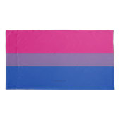 Housse D'oreillers Drapeau SlipperyJoe's Bisexual Pride lavande-rose (Dos)