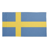 Housse D'oreillers Drapeau suédois (Dos)