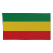 Housse D'oreillers Drapeau vert, or (jaune) et rouge (Dos-Droit)