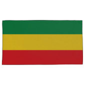 Housse D'oreillers Drapeau vert, or (jaune) et rouge (devant-Droit)