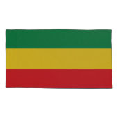 Housse D'oreillers Drapeau vert, or (jaune) et rouge (Dos-gauche)