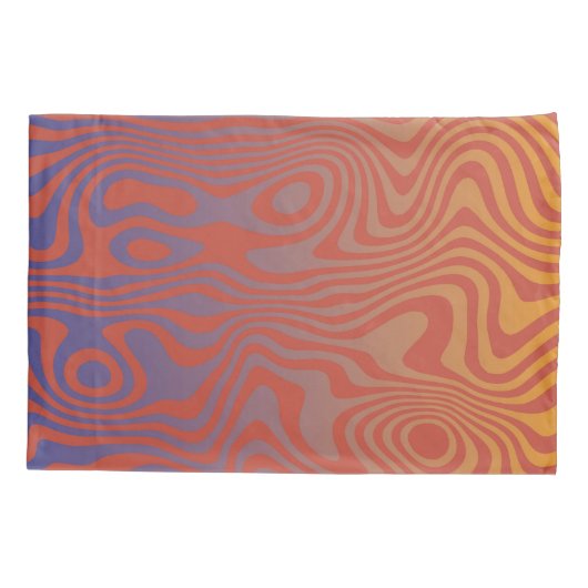 Housse D'oreillers Dream Flow l Abstract Trippy Pattern - No. 01 (Dos)