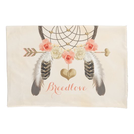 Housse D'oreillers Dreamcatcher Boho Bohemian Pillowcases (devant)