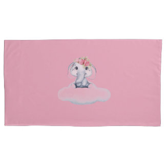 Housse D'oreillers Dreamy Days avec Rosie l'éléphant.