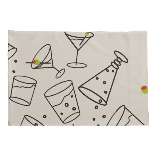 Housse D'oreillers Drinks Pillowcases (Dos-Droit)