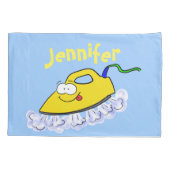 Housse D'oreillers Drôle dessin animé linge de fer (Dos)