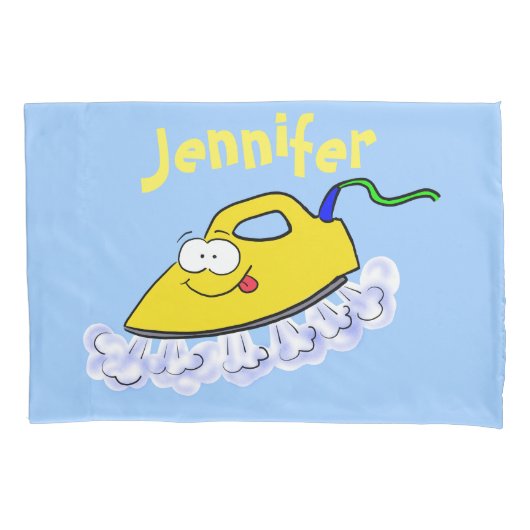 Housse D'oreillers Drôle dessin animé linge de fer (devant)