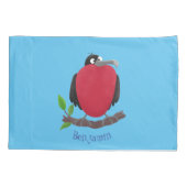 Housse D'oreillers Drôle magnifique dessin animé de frégate (Dos)