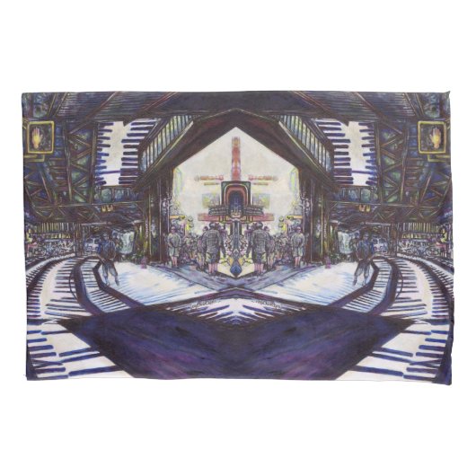 Housse D'oreillers Dusting the Piano (devant)