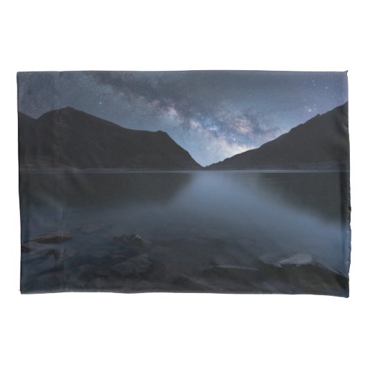 Housse D'oreillers Eau | Lakeshore la nuit (devant)
