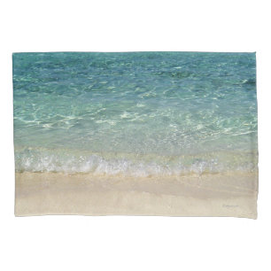 Housse D'oreillers Eau tropicale bleue