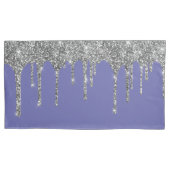 Housse D'oreillers Éclairage Chic Parties scintillant Argent Lecteurs (devant-gauche)