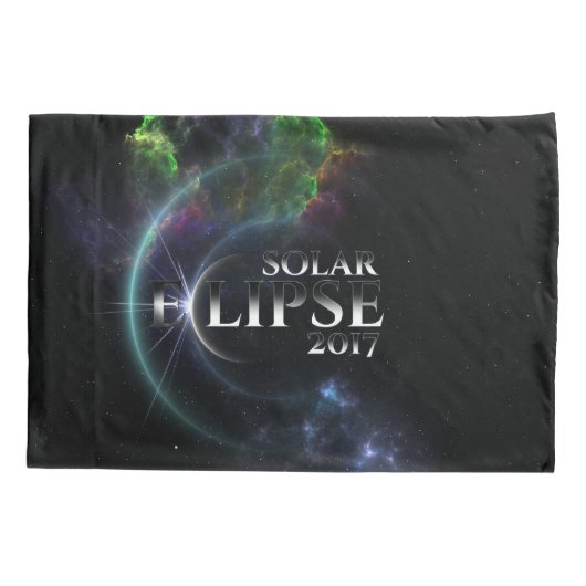 Housse D'oreillers Éclipse solaire 2017 (Dos)