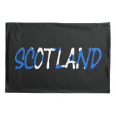 Housse D'oreillers Ecosse superposée sur le drapeau écossais (Dos)