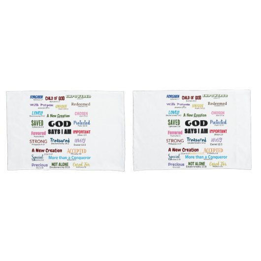 Housse D'oreillers Écriture Pillowcase (devant-Set)