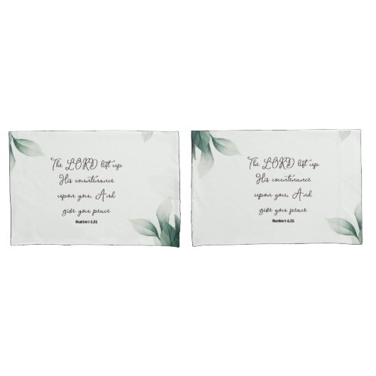 Housse D'oreillers Écriture Pillowcase (devant-Set)