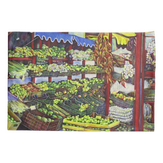 Housse D'oreillers Eddie's Market, Hongrie (Dos)