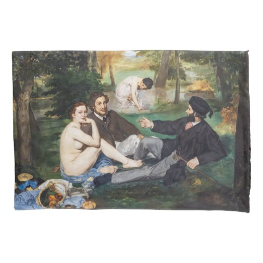 Housse D'oreillers Edouard Manet - Déjeuner sur l'herbe (devant)