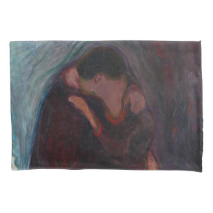 Housse D'oreillers Edvard Munch - Le baiser