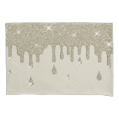 Housse D'oreillers Effet Parties scintillant en argent et étincelles (devant)