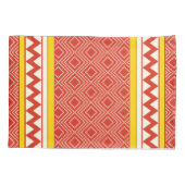 Housse D'oreillers Égypte ancienne simple rouge pointillé (Dos)