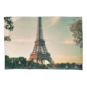 Housse D'oreillers Eiffel tour lancer oreiller