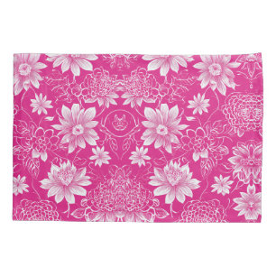 Housse D'oreillers Élégance florissante : Floral Design Pillowcase