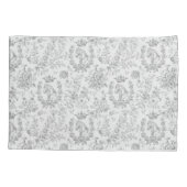 Housse D'oreillers Élégant chic noir blanc équestre Toile (Dos)